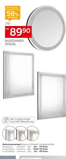 XXXLutz Badezimmerspiegel hermine Angebot