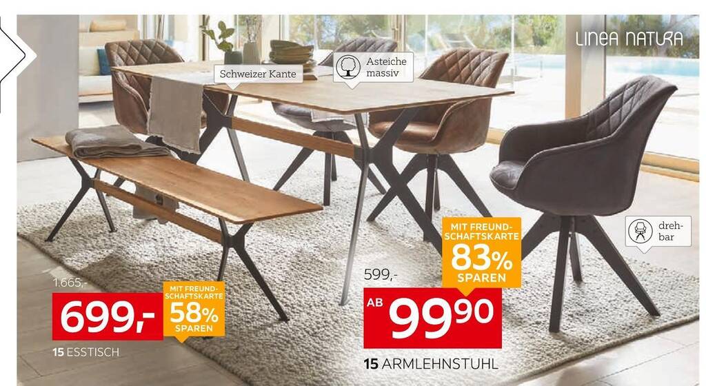 Faszinierend Xxl Lutz Esstisch Angebot Bild