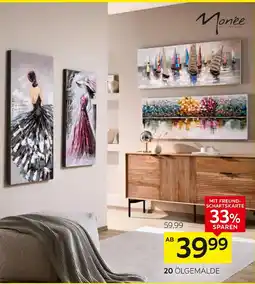 XXXLutz Monée ölgemälde „dame“ oder „frau“ Angebot