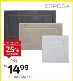 XXXLutz Esposa badematte „fantano“ ca. 60 x 60 cm Angebot