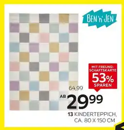 XXXLutz Ben‘n‘jen kinderteppich „chess“ Angebot