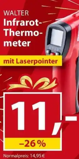 Sonderpreis Baumarkt WALTER Infrarot-Thermometer Angebot