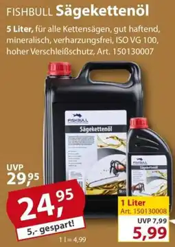 Sonderpreis Baumarkt FISHBULL Sägekettenöl Angebot