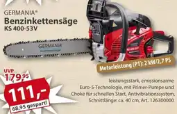 Sonderpreis Baumarkt GERMANIA Benzinkettensäge KS 400-53V Angebot