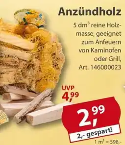 Sonderpreis Baumarkt Anzündholz Angebot