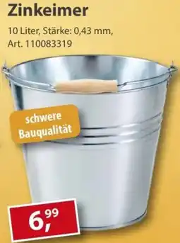 Sonderpreis Baumarkt Zinkeimer Angebot