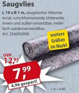 Sonderpreis Baumarkt Saugvlies Angebot