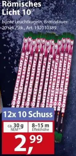 Sonderpreis Baumarkt Römisches Licht 10 Angebot