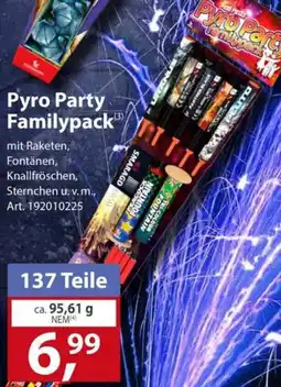 Sonderpreis Baumarkt Pyro Party Familypacks Angebot