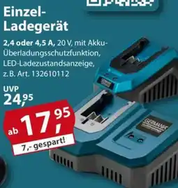 Sonderpreis Baumarkt Einzel-Ladegerät Angebot