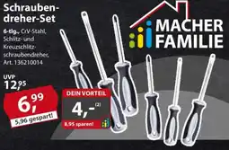 Sonderpreis Baumarkt Schraubendreher-Set Angebot
