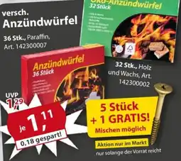 Sonderpreis Baumarkt versch. Anzündwürfel Angebot