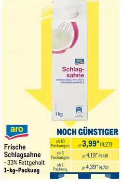 METRO Frische Schlagsahne Angebot