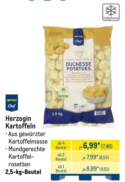 METRO Herzogin Kartoffeln Angebot