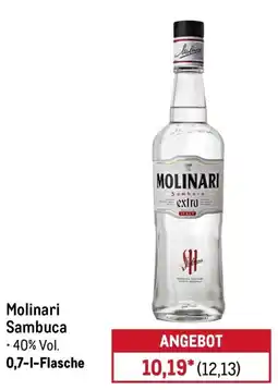 METRO Molinari Sambuca Angebot