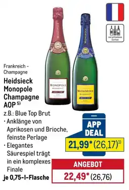 METRO Heidsieck Monopole Champagne AOP Angebot