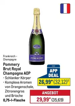 METRO Pommery Brut Royal Champagne AOP Angebot