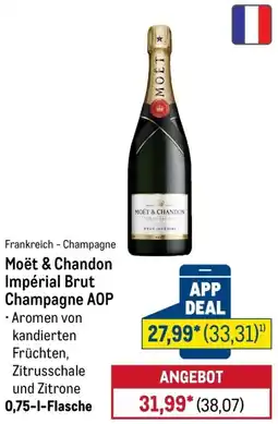 METRO Moët & Chandon Impérial Brut Champagne AOP Angebot