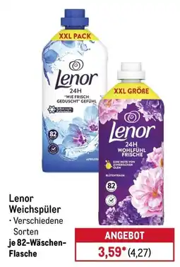 METRO Lenor Weichspüler Angebot