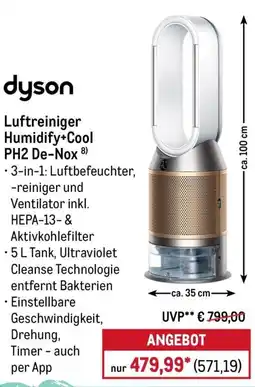METRO dyson Luftreiniger Humidify+Cool PH2 De-Nox Angebot
