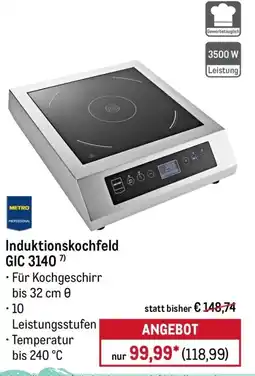 METRO Induktionskochfeld GIC 31407 Angebot