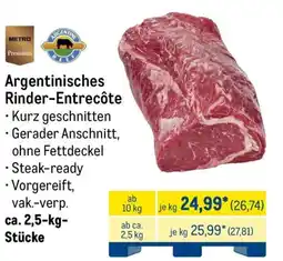 METRO Argentinisches Rinder Entrecôte Angebot