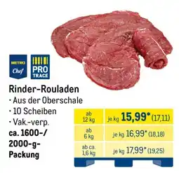 METRO Rinder Rouladen Angebot