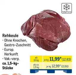 METRO Rehkeule Angebot