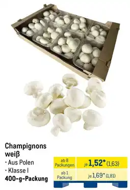 METRO Champignons Angebot