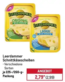 METRO Leerdammer Schnittkäsescheiben Angebot