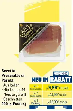 METRO Beretta Prosciutto di Parma Angebot