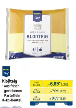 METRO Kloẞteig Angebot