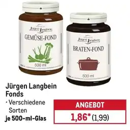 METRO Jürgen Langbein Fonds Angebot