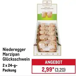 METRO Niederegger Marzipan Glücksschwein Angebot