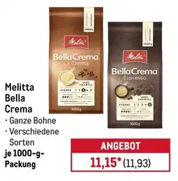 METRO Melitta Bella Crema Angebot