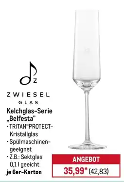METRO Z WIESEL GLAS Kelchglas-Serie ,,Belfesta" Angebot
