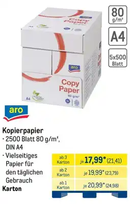 METRO aro Kopierpapier Angebot