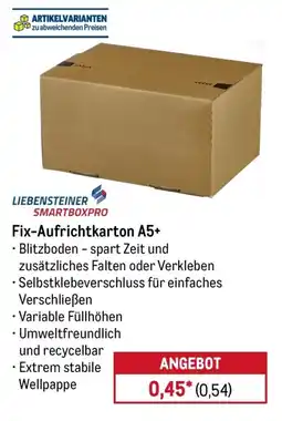 METRO LIEBENSTEINER SMARTBOXPRO Fix Aufrichtkarton A5+ Angebot