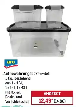 METRO aro Aufbewahrungsboxen-Set Angebot