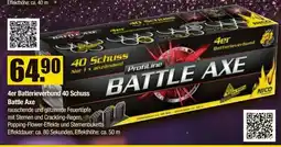 V Baumarkt NICO Feuerwerk 4er Batterieverbund 40 Schuss Battle Axe Angebot