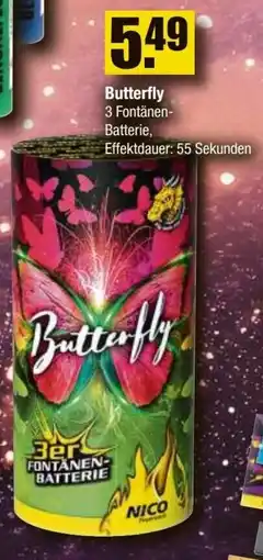 V Baumarkt NICO Feuerwerk Butterfly Angebot