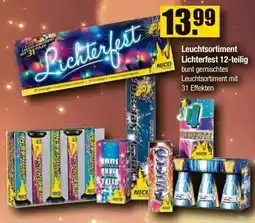 V Baumarkt NICO Feuerwerk Leuchtsortiment Lichterfest 12-teilig Angebot