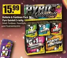 V Baumarkt NICO Feuerwerk Batterie & Fontänen Pack Pyro Quintett 5-teilig Angebot