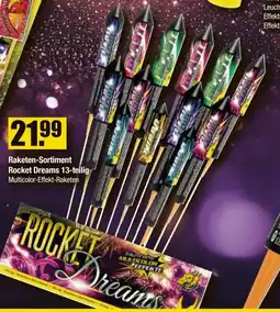 V Baumarkt NICO Feuerwerk Raketen-Sortiment Rocket Dreams 13-teilig Angebot