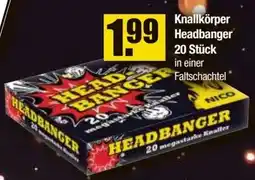 V Baumarkt NICO Feuerwerk Knallkörper Headbanger 20 Stück Angebot