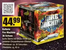 V Baumarkt NICO Feuerwerk Batterie Fire Machine 36 Schuss Angebot