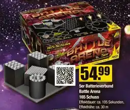 V Baumarkt NICO Feuerwerk 5er Batterieverbund Battle Arena 165 Schuss Angebot