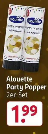 Rossmann Alouette Party Popper 2er-Set Angebot