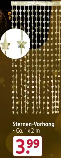 Rossmann Sternen-Vorhang Angebot