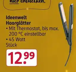 Rossmann Ideenwelt Haarglätter Angebot